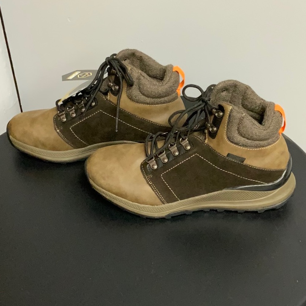 NWT Mens Khombu Nelix Boots Taupe/Brown Ortholite Water-resistant Boots 10,11,12